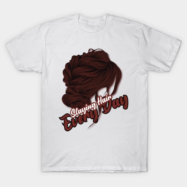 Girls Hairstyle | Hair Lover | Girls Hair | Slaying Hair, Every day T-Shirt by muzamilshayk